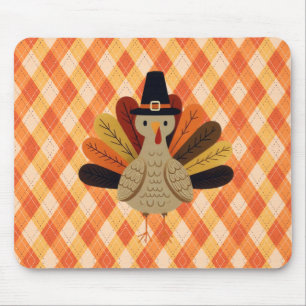 Schattigee, klassieke / Thanksgiving Turkije Muismat