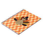 Schattigee, klassieke / Thanksgiving Turkije Notitieboek (Linkerzijde)