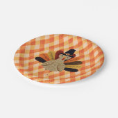 Schattigee, klassieke /  Thanksgiving Turkije Papieren Bordje (Gekanteld)