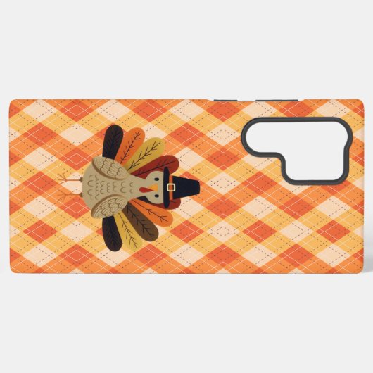 Schattigee, klassieke /  Thanksgiving Turkije Samsung Galaxy Hoesje (Achterkant horizontaal)