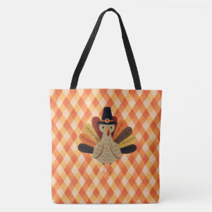 Schattigee, klassieke / Thanksgiving Turkije Tote Bag