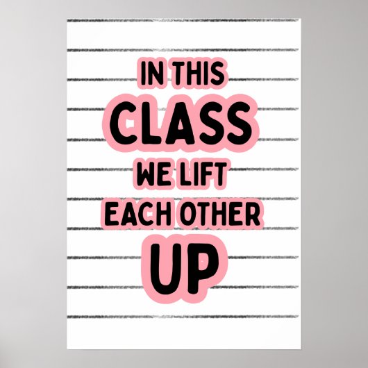 Schattigee klassikale inrichting | kinderkamer pos poster (Voorkant)