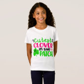 Schattigee klaver op de pleister | St. Patrick's D T-shirt (Voorkant volledig)