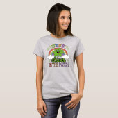 Schattigee klaver regenboog St.atrick's Day T-shirt (Voorkant volledig)