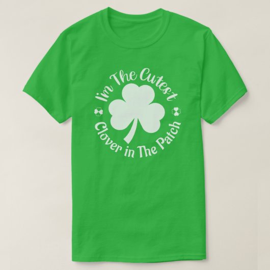 Schattigee Klaver - St. Patrick's Day Gift T-shirt (Design voorkant)
