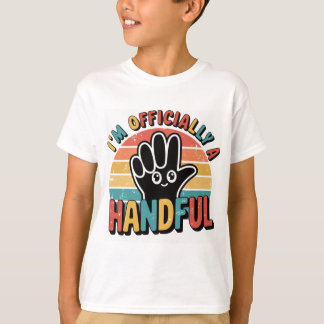 Schattigee Kleding Voor Jongen Meisje 5e Verjaarda T-shirt