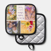 Schattigee kleindochters Foto Custom oma Gift Pannenlap (Voorkant / Achterkant)