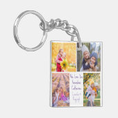 Schattigee kleindochters foto's We houden van je o Sleutelhanger (Voorkant Links)