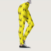Schattigee kleine aap en bananen leggings (Rechts)