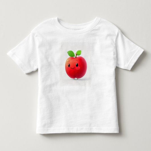 Schattigee kleine appel kinder shirts (Voorkant)