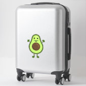 Schattigee kleine avocado sticker (Koffer)