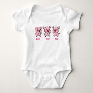 Schattigee kleine baby varken romper