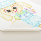 Schattigee kleine bakker sherpa deken (3/4)