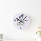 Schattigee kleine ballerina prinses kinderkamer me ronde klok