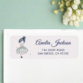 Schattigee kleine ballerina prinses meisje retour  etiket