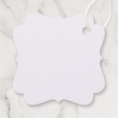 Schattigee kleine ballerina prinses verjaardagsfee bedankjes labels (Achterkant)