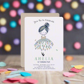 Schattigee kleine ballerina prinses verjaardagsfee kaart