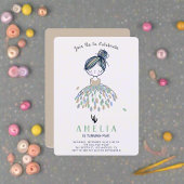 Schattigee kleine ballerina prinses verjaardagsfee kaart