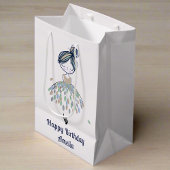 Schattigee kleine ballerina prinses verjaardagsfee medium cadeauzakje