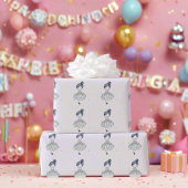 Schattigee kleine ballerina prinses verjaardagsmei cadeaupapier