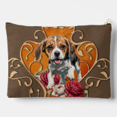 Schattigee kleine Beagle. Etui (Achterkant)