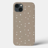 Schattigee kleine beige / kaki harten Case-Mate iPhone case (Achterkant)