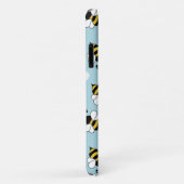 Schattigee kleine bijen en madeliefjes bloemenpatr Case-Mate iPhone case (Achterkant/rechts)
