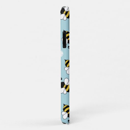 Schattigee kleine bijen en madeliefjes bloemenpatr Case-Mate iPhone case (Achterkant/rechts)