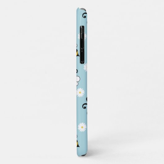 Schattigee kleine bijen en madeliefjes bloemenpatr Case-Mate iPhone case (Achterkant/links)