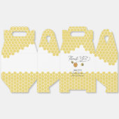 Schattigee Kleine Bijen Honingraat Baby shower Bedankdoosjes (Ongevouwen)