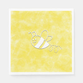 Schattigee kleine bijen vliegen Waterverf Baby sho Servet