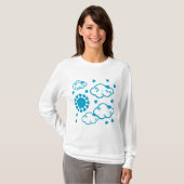 Schattigee kleine blauwe wolk t-shirt (Voorkant volledig)