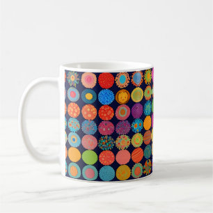 Schattigee kleine bloemhoofdjes koffiemok