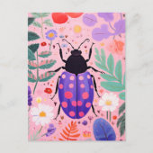 Schattigee kleine bug briefkaart (Voorkant)