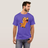 Schattigee kleine Cartoon hyena T-shirt (Voorkant volledig)