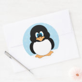 Schattigee Kleine Cartoon Pinguïn Stickers (Envelop)