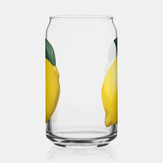 Schattigee kleine citroen blikvorm glas (Links)