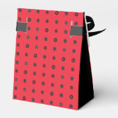 Schattigee kleine dame lieveheersbeestje Baby show Bedankdoosjes (Achterkant)