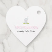 Schattigee kleine dank u label (Achterkant)