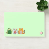 Schattigee kleine diertjes, Kawaii dinosaurus, kon Post-it® Notes (Kantoor)