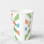 Schattigee kleine dinosaurus verjaardagsjongen pap papieren bekers (Rechts)