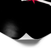 Schattigee kleine duivel perfect poster (Hoek)
