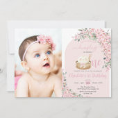 Schattigee Kleine Dumpling Cherry Blossoms 1e Verj Kaart (Voorkant)