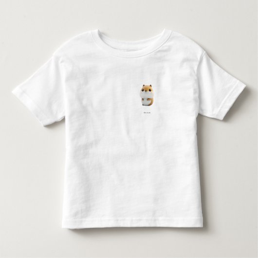 Schattigee kleine eekhoorn peuter T-shirt (Voorkant)