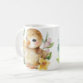 Schattigee kleine eendjes koffiemok (Voorkant links)