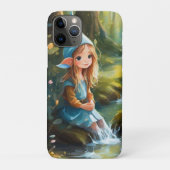 Schattigee kleine elf in de rivier Case-Mate iPhone case (Achterkant)
