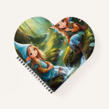 Schattigee kleine elf in de rivier