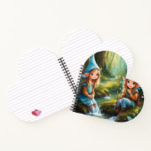 Schattigee kleine elf in de rivier notitieboek (Binnen)