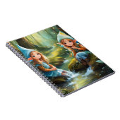 Schattigee kleine elf in de rivier notitieboek (Rechterzijde)