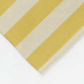 Schattigee kleine engel op Golden Striped Fleece Deken (Hoek)